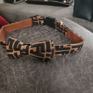 Designer inspired medium large dog collar